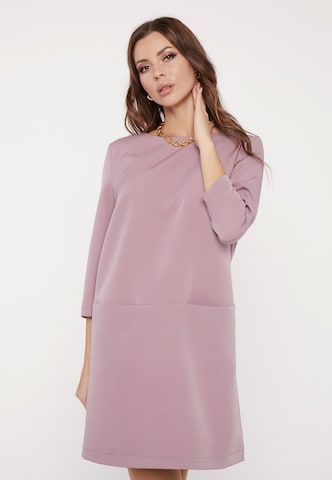 Robe Awesome Apparel en rose : devant