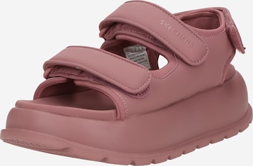 Sandalo 'GALAXY CORE' di SKECHERS in rosa: frontale