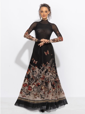 JIORO Kleid in Schwarz