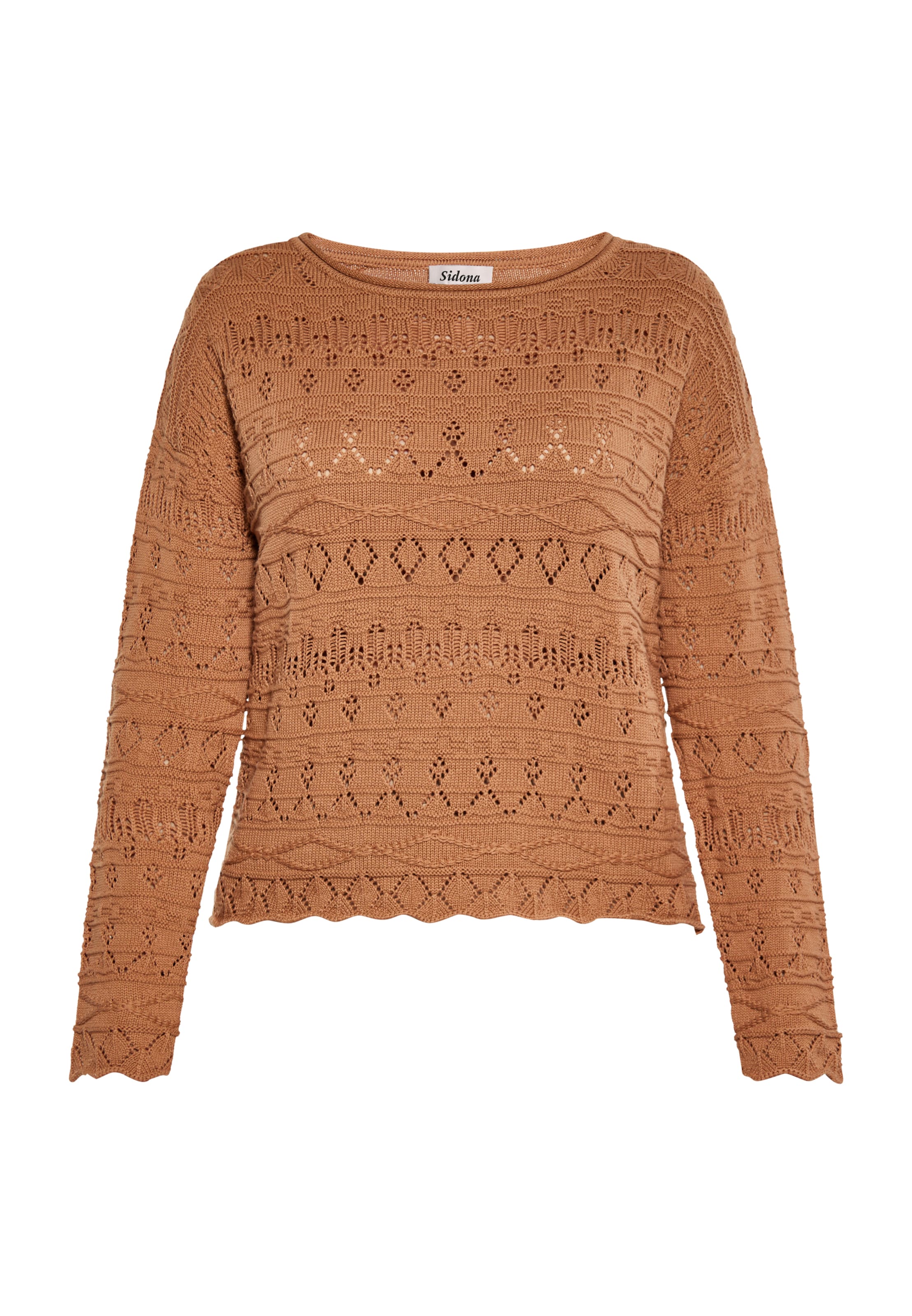 Sidona Pullover in Beige: Vorderseite