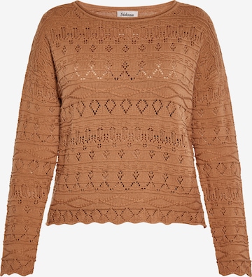 Sidona Sweater in Brown: front