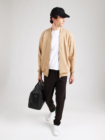 GUESS Кофта на молнии в Бежевый