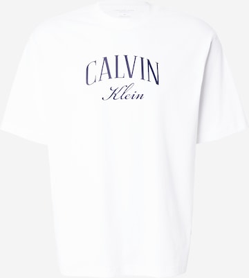 Maglietta di Calvin Klein Jeans in bianco: frontale