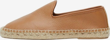 MANGO MAN Espadrilky 'Yutelea' – hnědá: přední strana