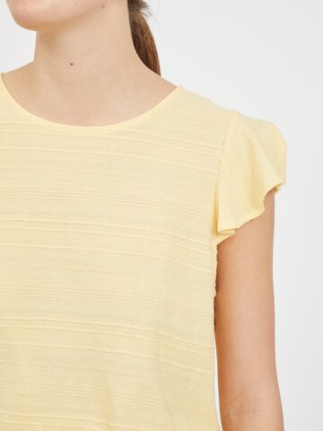 VILA Μπλουζάκι σε κίτρινο