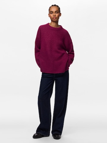 PIECES Sweater 'PCTina' in Purple