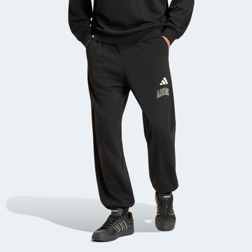 ADIDAS SPORTSWEAR Workout Pants in Black: front
