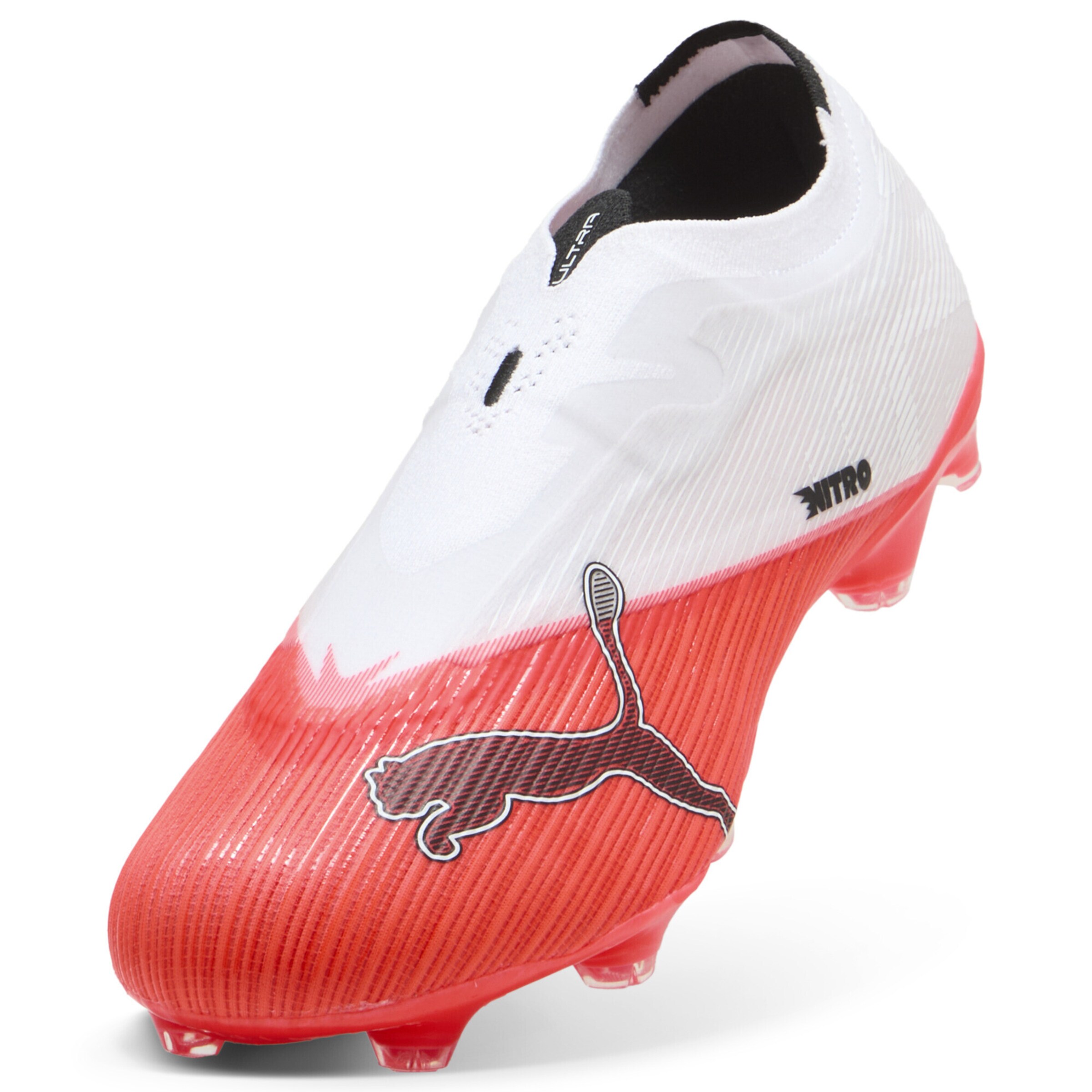 PUMA Soccer shoe 'Ultra Nitro™ 7 Match FG/AG' in White: front