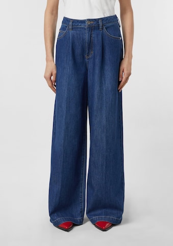 COMMA Wide leg Jeans in Blue: front