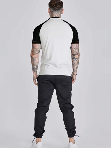 SikSilk - Camiseta 'Tech' en blanco