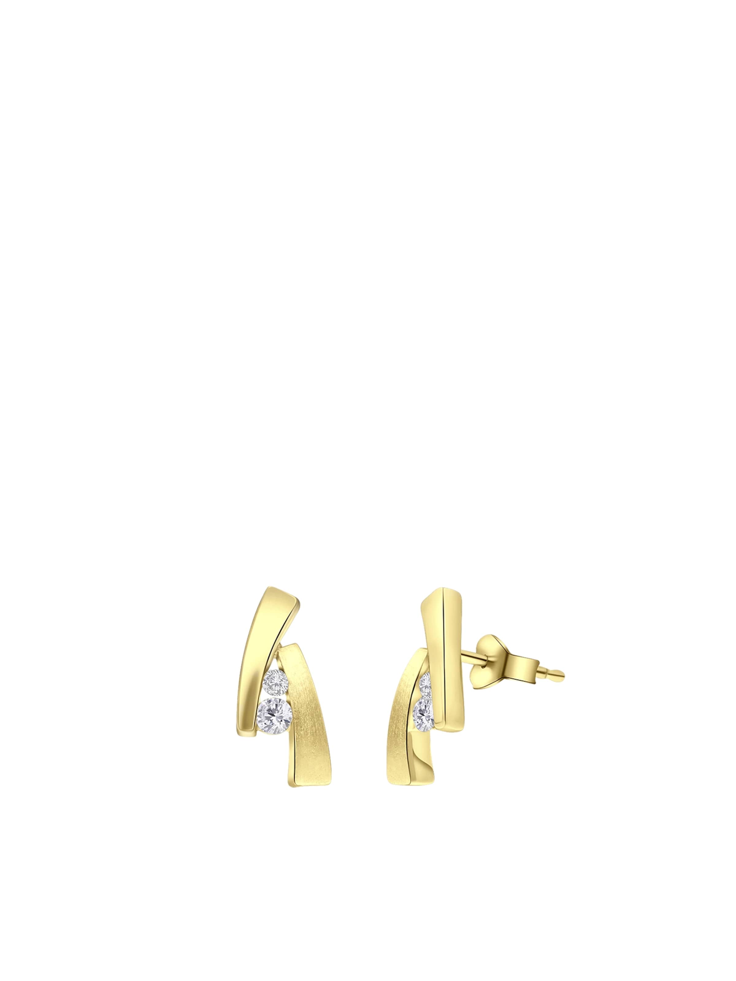 Lucardi Oorbellen in Goud: voorkant