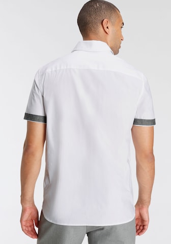 BRUNO BANANI Regular fit Button Up Shirt in White
