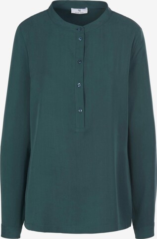 Peter Hahn Blouse in Groen: voorkant