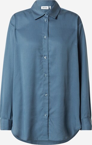 WEEKDAY Bluse in Blau: predná strana