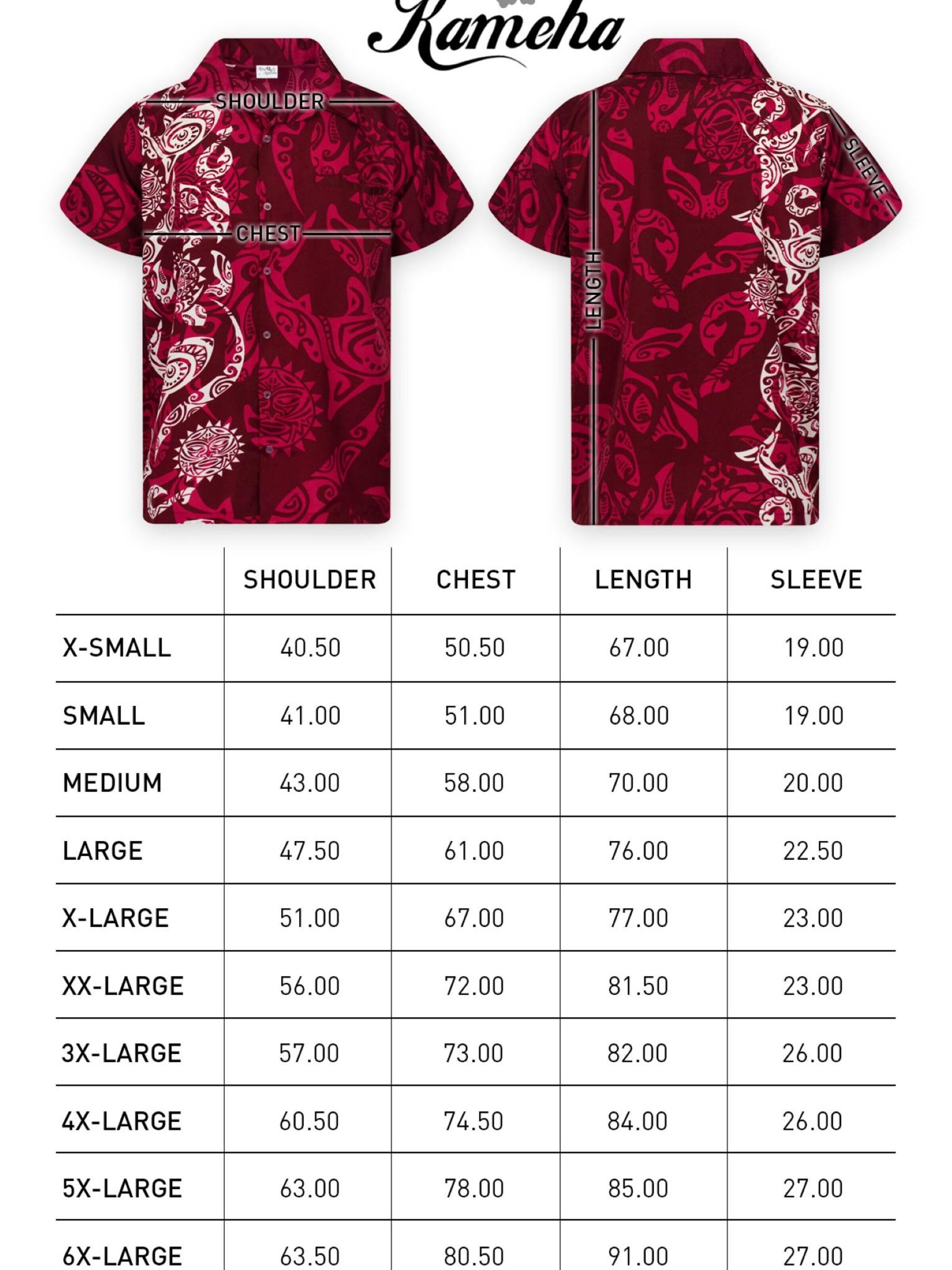 King Kameha Shirt 'Maori Wedding' in Rood