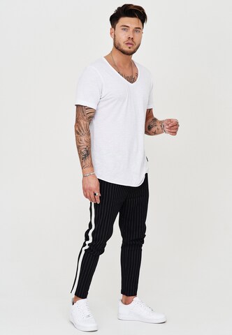 behype Tapered Chinohose 'Madrid' in Schwarz