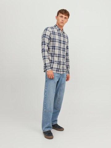 JACK & JONES Comfort Fit Hemd 'JOSHUA' in Blau