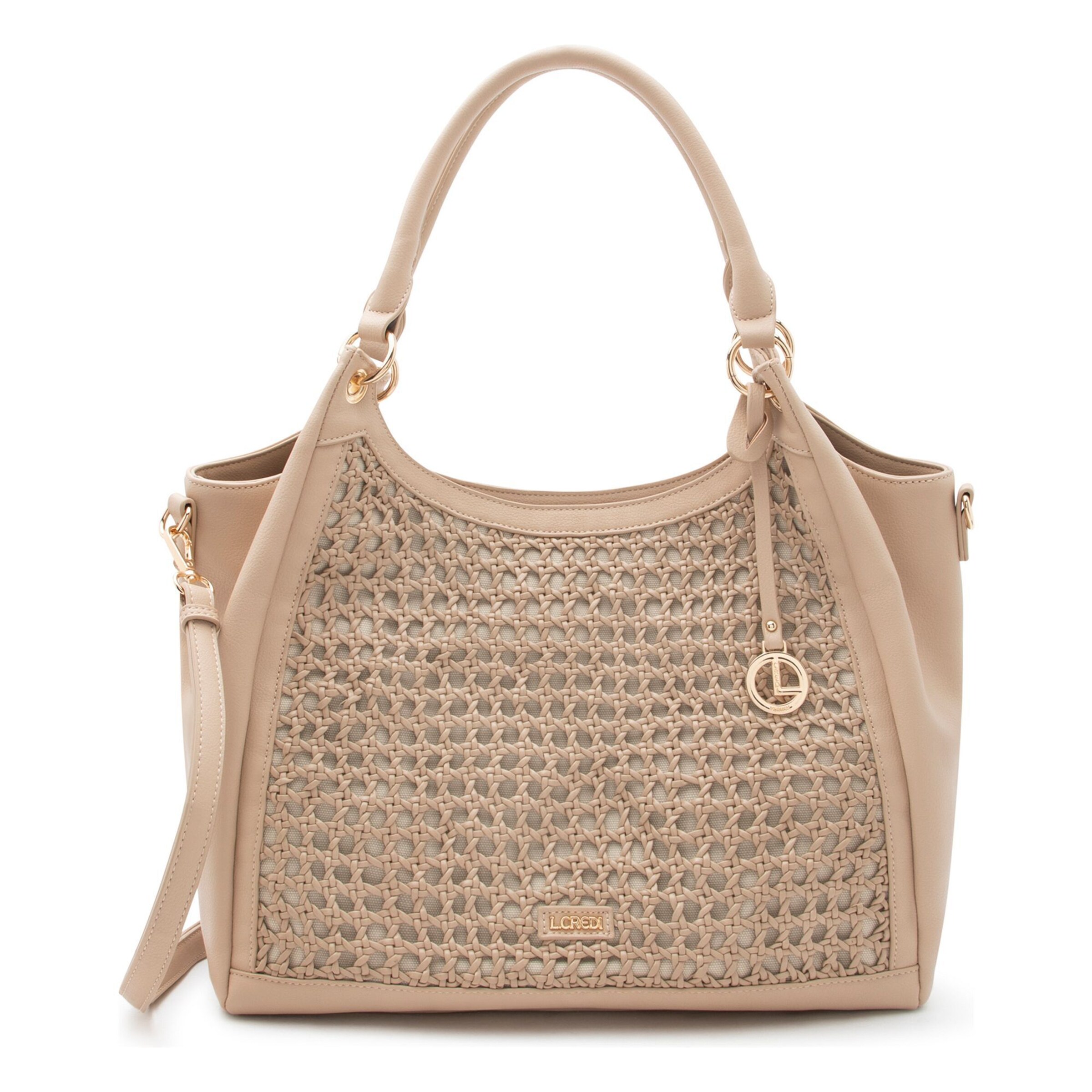 L.CREDI Shopper 'Roxana' in Brown: front