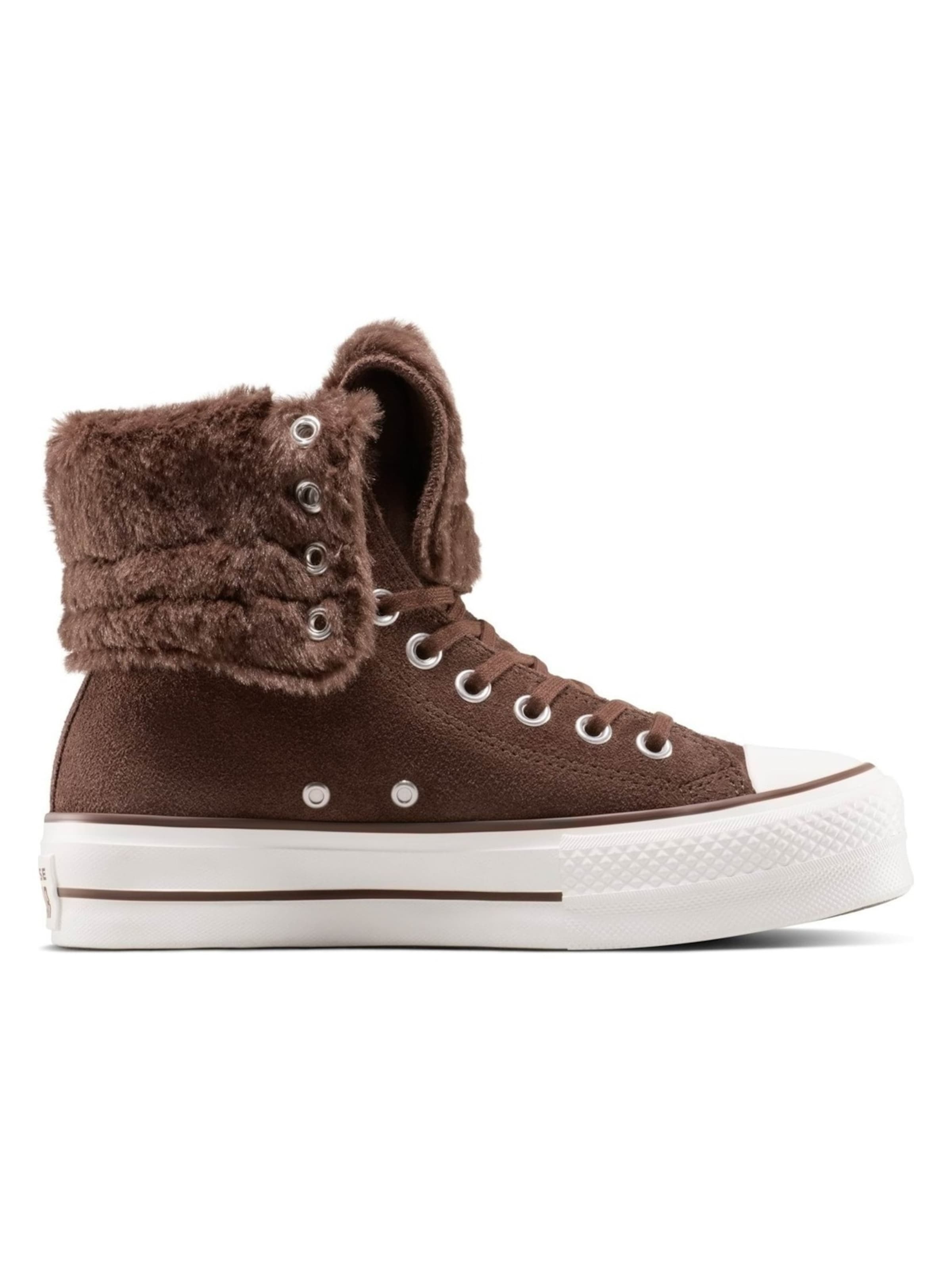 CONVERSE Calzado deportivo 'Converse Chuck Taylor All Star Fold-Over Lift Platform' en 38 en marrón, Vista del producto