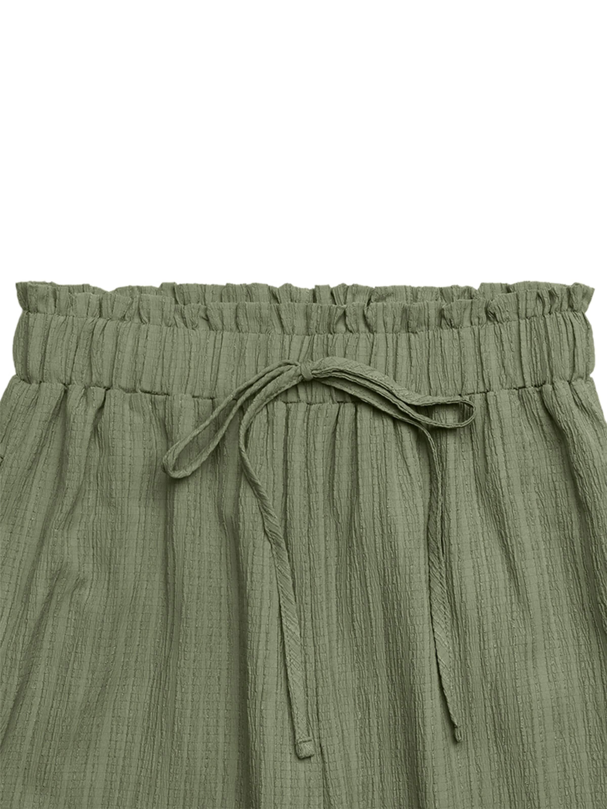 MEETWEE Wide leg Pants in Green
