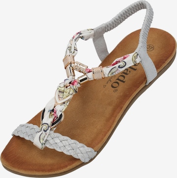 Palado by Sila Sahin Sandals 'Ubah' in Silver: front