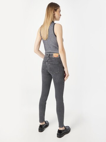 DIESEL Skinny Jeans 'SLANDY' in Schwarz
