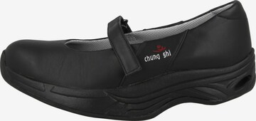 CHUNG SHI Ballet Flats ' Comfort Step ' in Black: front