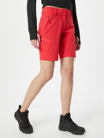 Schöffel Regular Outdoor Pants 'Toblach2' in Red: front