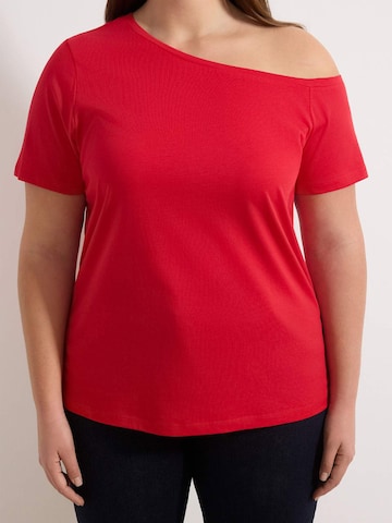 Trendyol Curve - Camiseta en rojo