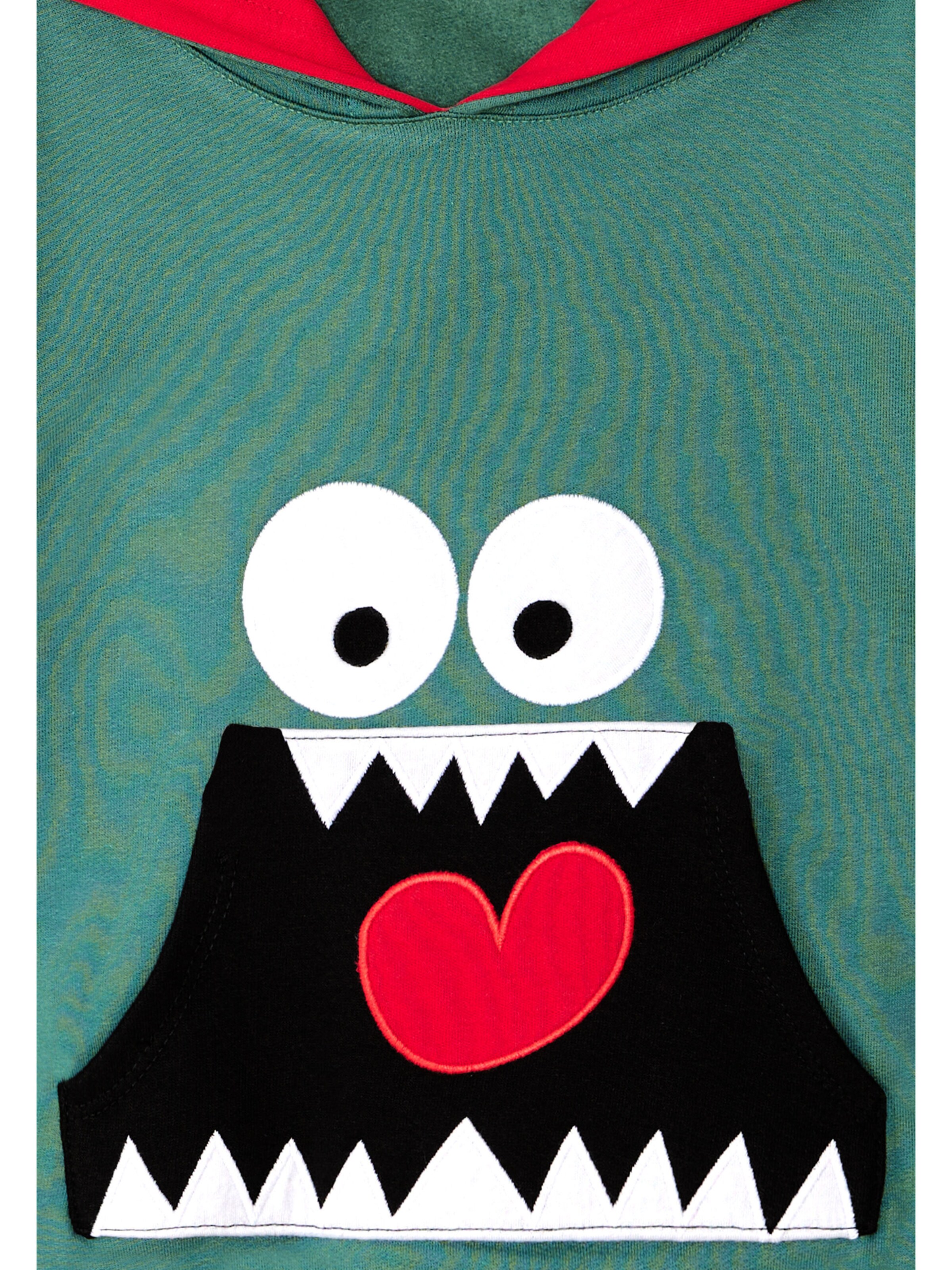 Sweat 'Toothy' Denokids en vert