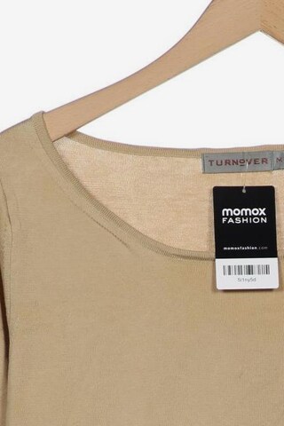 Turnover Pullover M in Beige