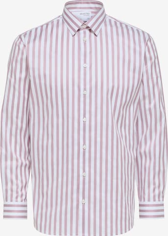 SELECTED HOMME Regular fit Button Up Shirt 'Diamond' in Purple: front