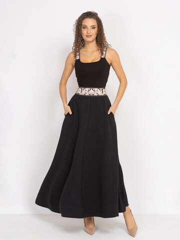 JIORO Skirt 'ESSENTIALS' in Black