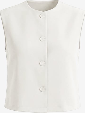 Gilet de costume Imily Bela en blanc : devant