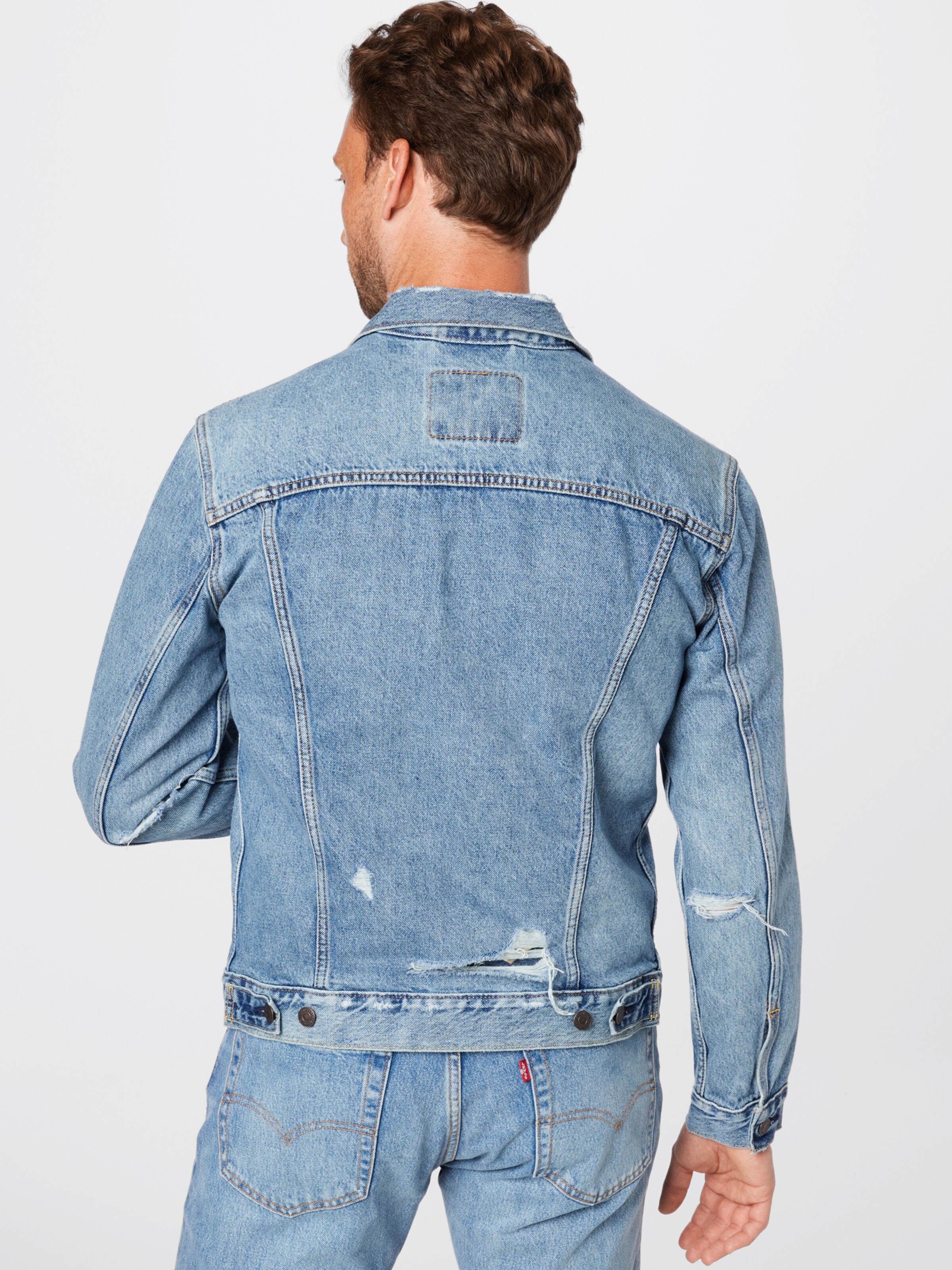LEVI'S Between-season jacket in Blue denim | ABOUT YOU