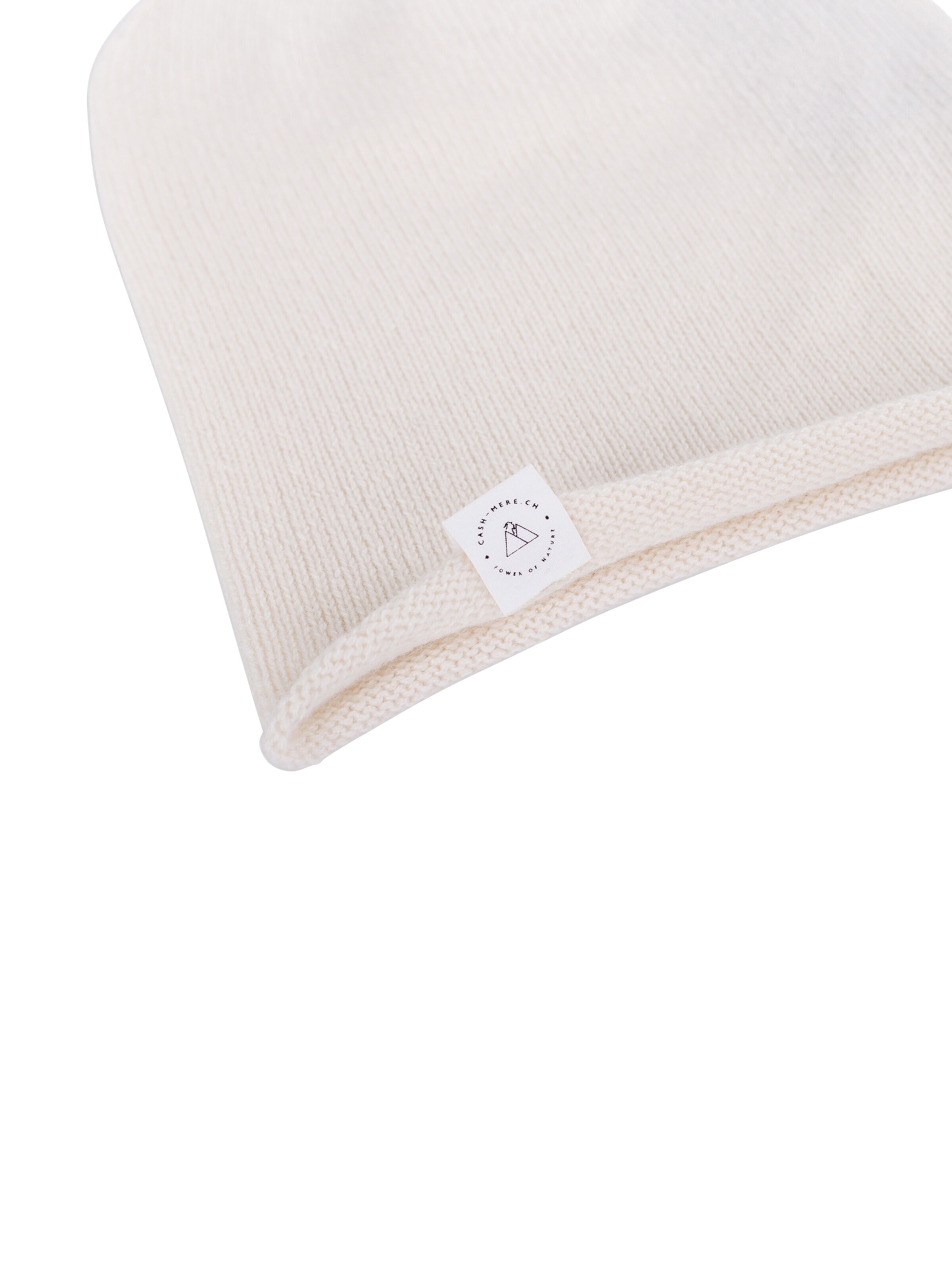 Berretto di CASH-MERE.CH in bianco