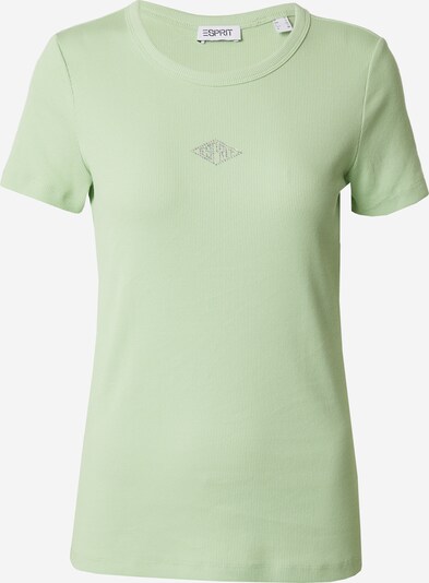 ESPRIT T-shirt i mint / vit, Produktvy