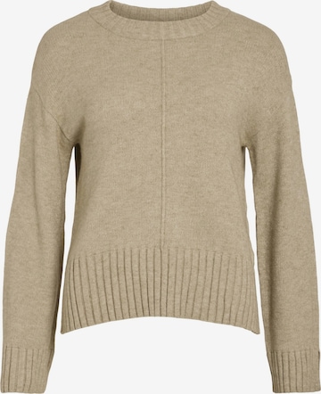 VILA - Jersey en beige: frente