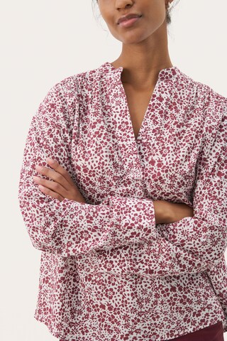 Part Two Bluse 'Natale' in Lila