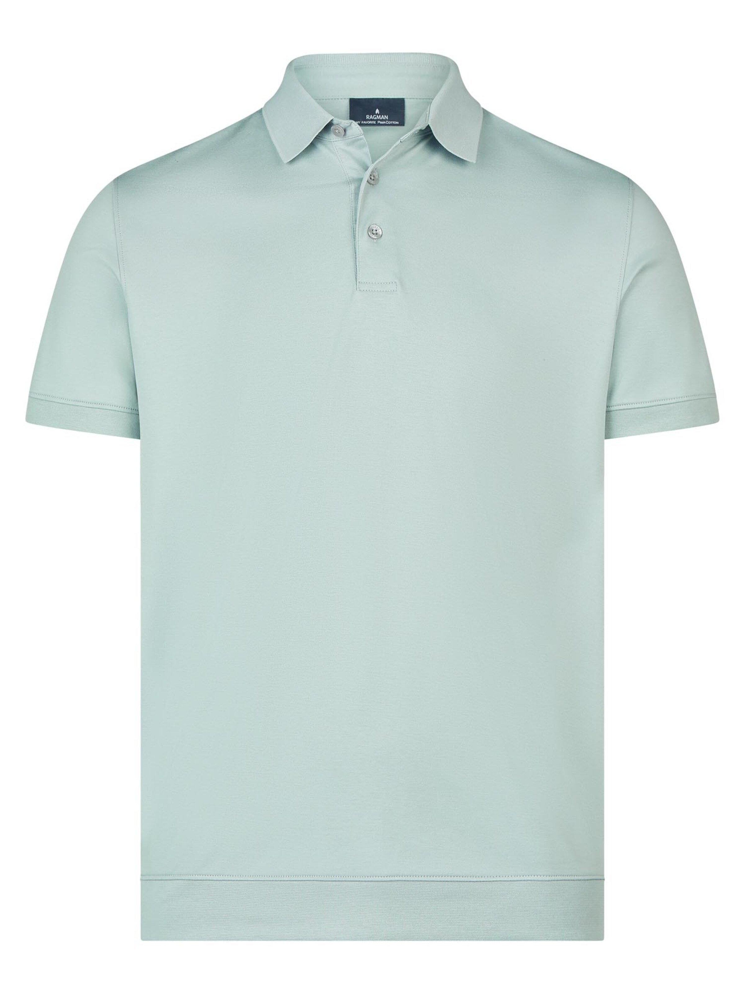 Ragman Shirt 'Basic' in Green: front