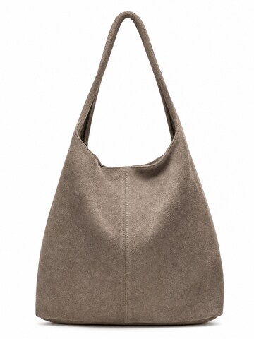 lePelou Handbag 'MILA' in Grey: front