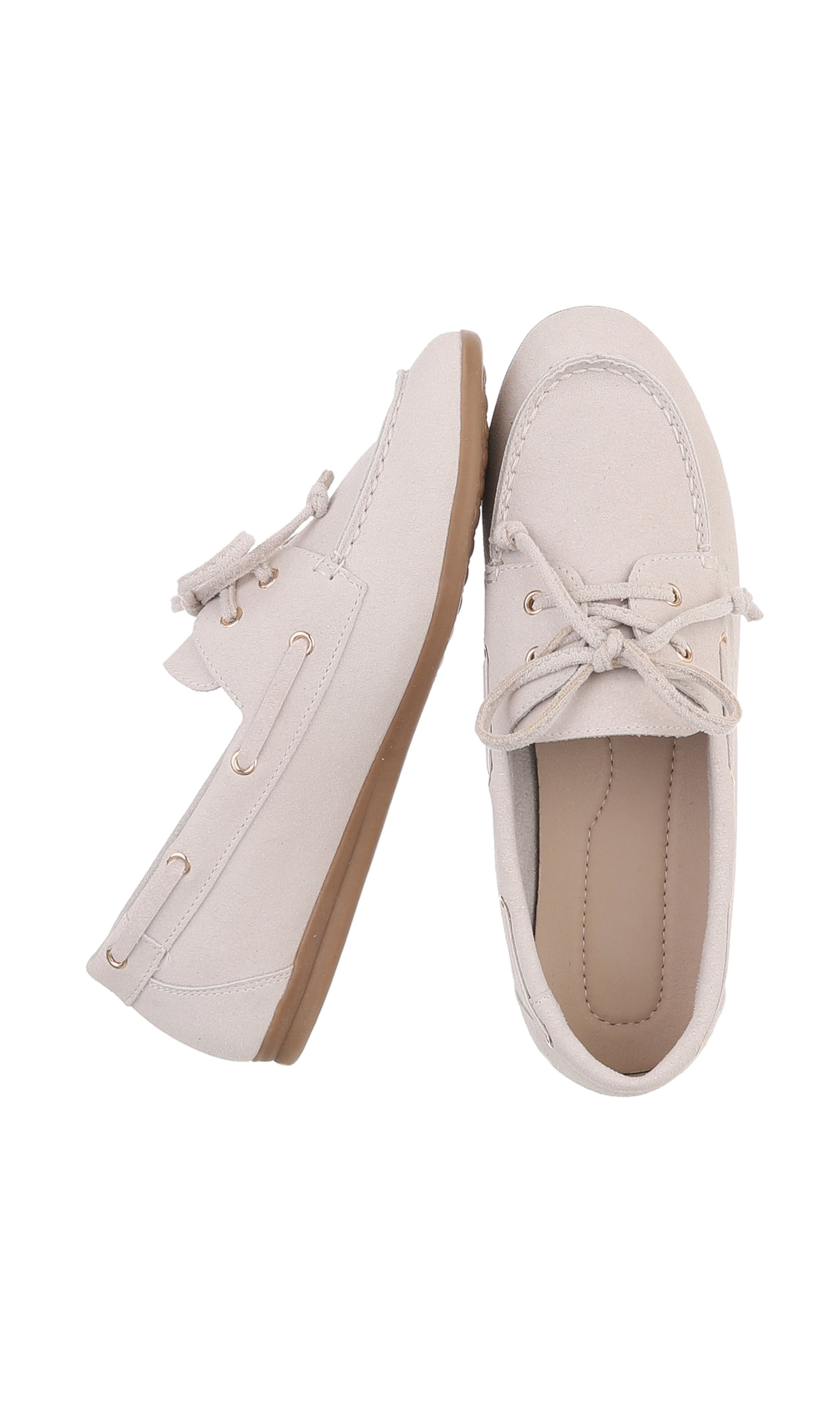 Ital-Design Moccasins in Beige