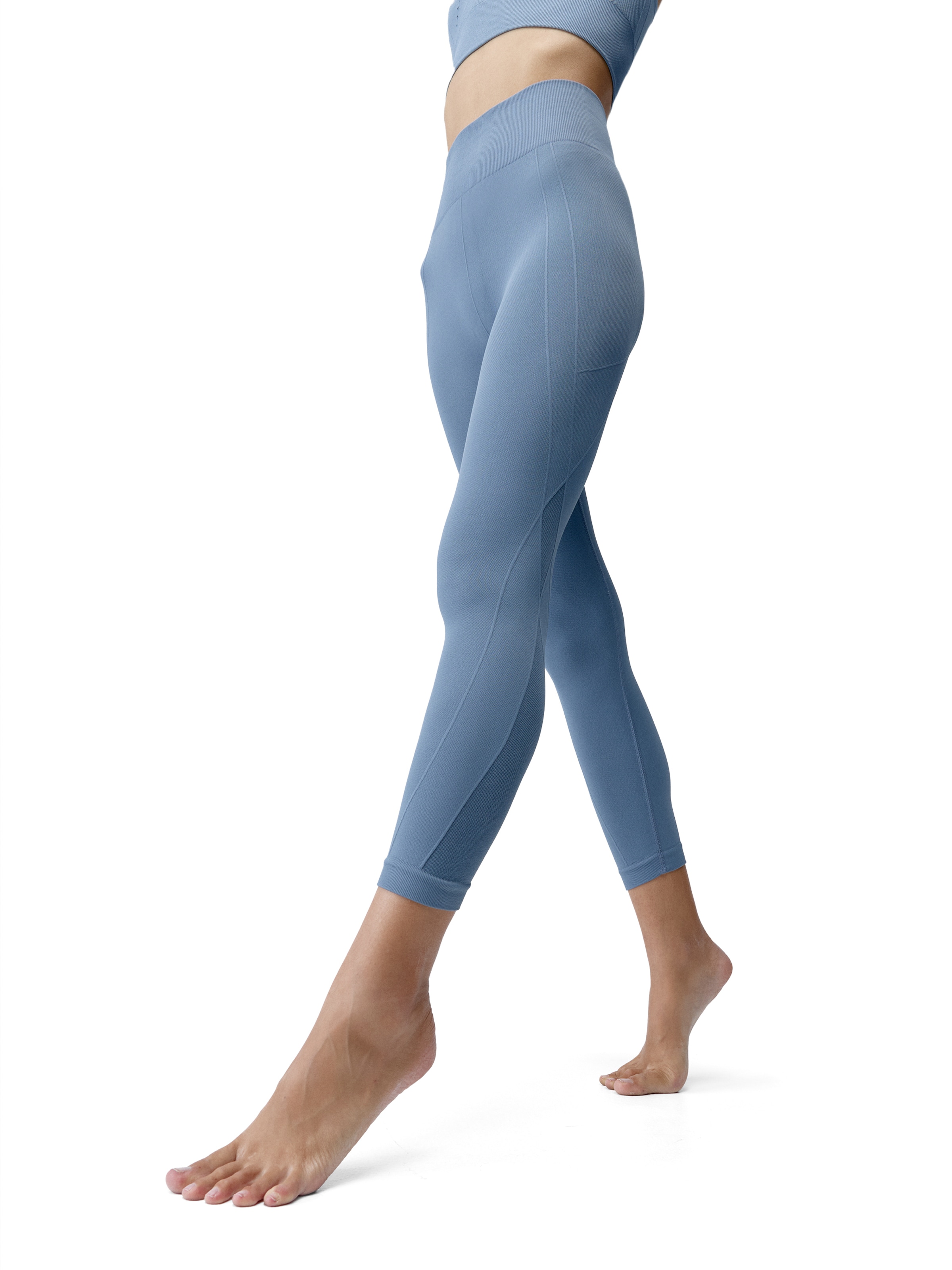 Born Living Yoga Skinny Leggings in Grijs: voorkant