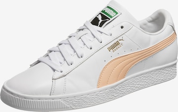 Baskets basses 'Basket Classic XXI' PUMA en blanc : devant