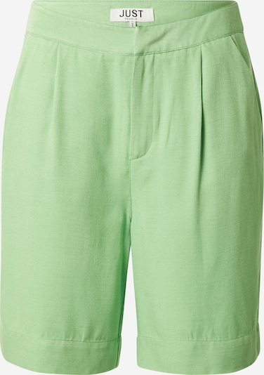 JUST FEMALE Trousers with creases 'Caro' in Apple, Item view