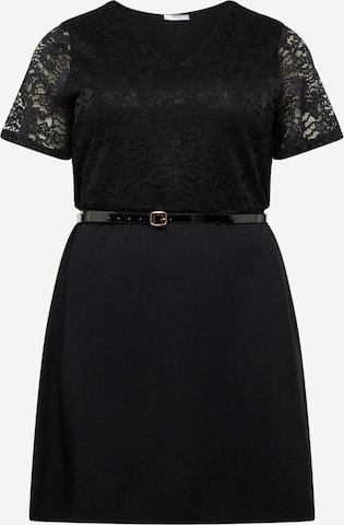 ABOUT YOU Curvy Dress 'Shelly' in Black: front