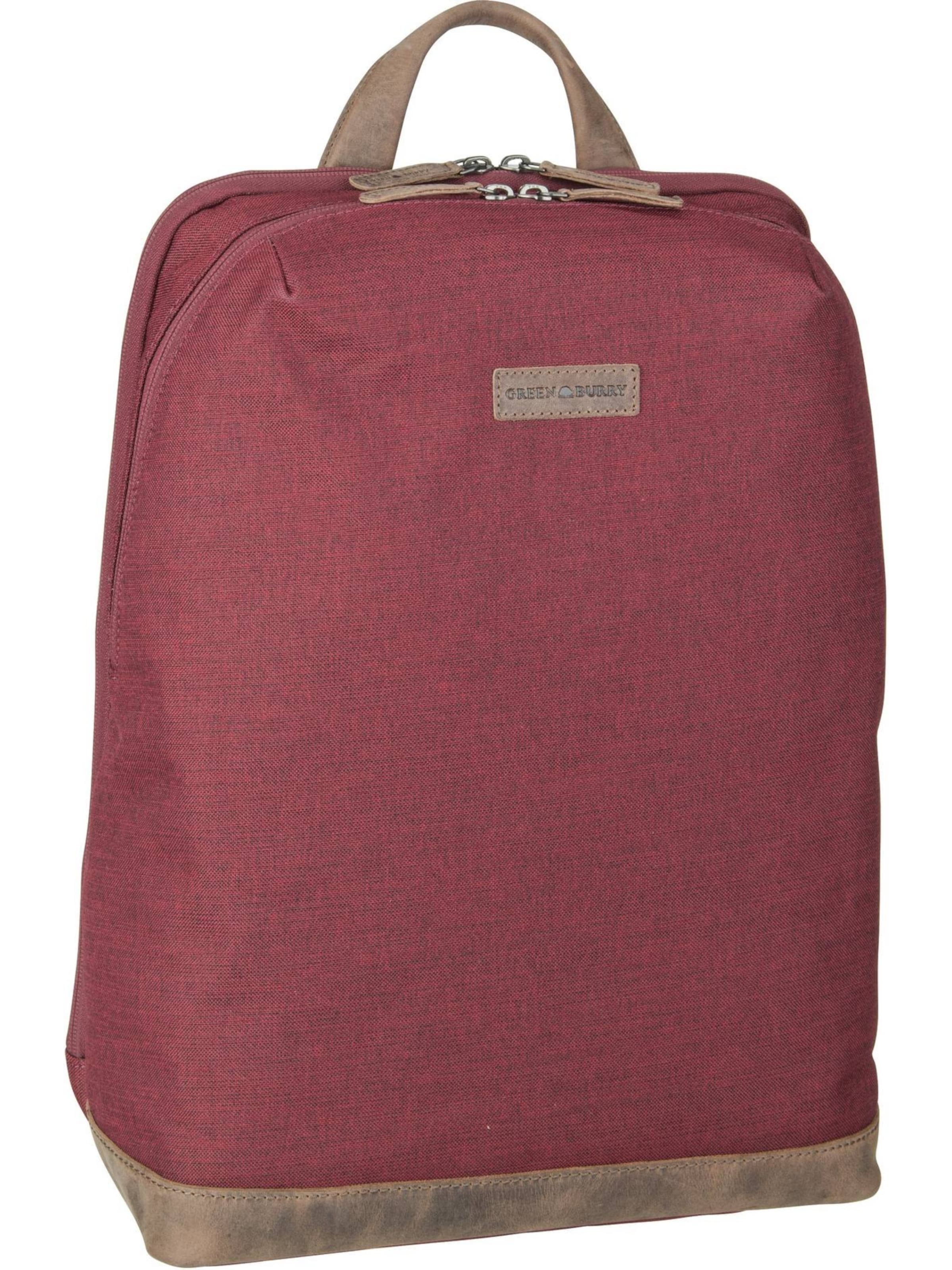 GREENBURRY Rucksack 'Derby' in Rot: Vorderseite