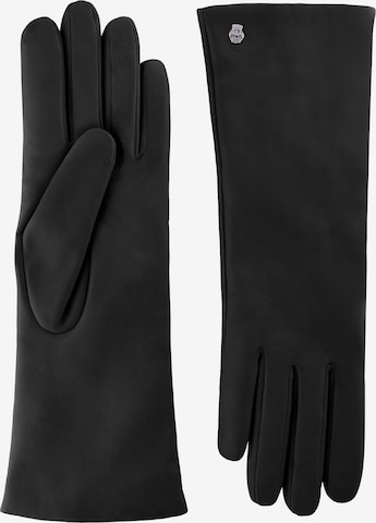 Roeckl Lederhandschuhe 'MOSKAU' in Schwarz: Vorderseite