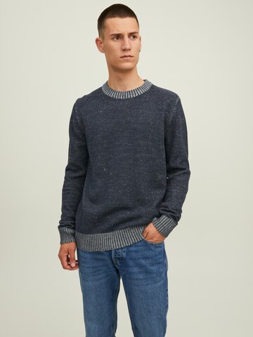 JACK & JONES Svetr 'WILLOW' – modrá: přední strana