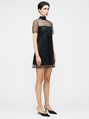 melns Staud Kokteiļkleita 'ILANA'